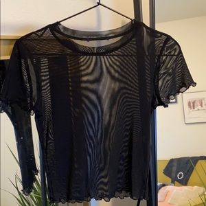 Mesh Crop Top
